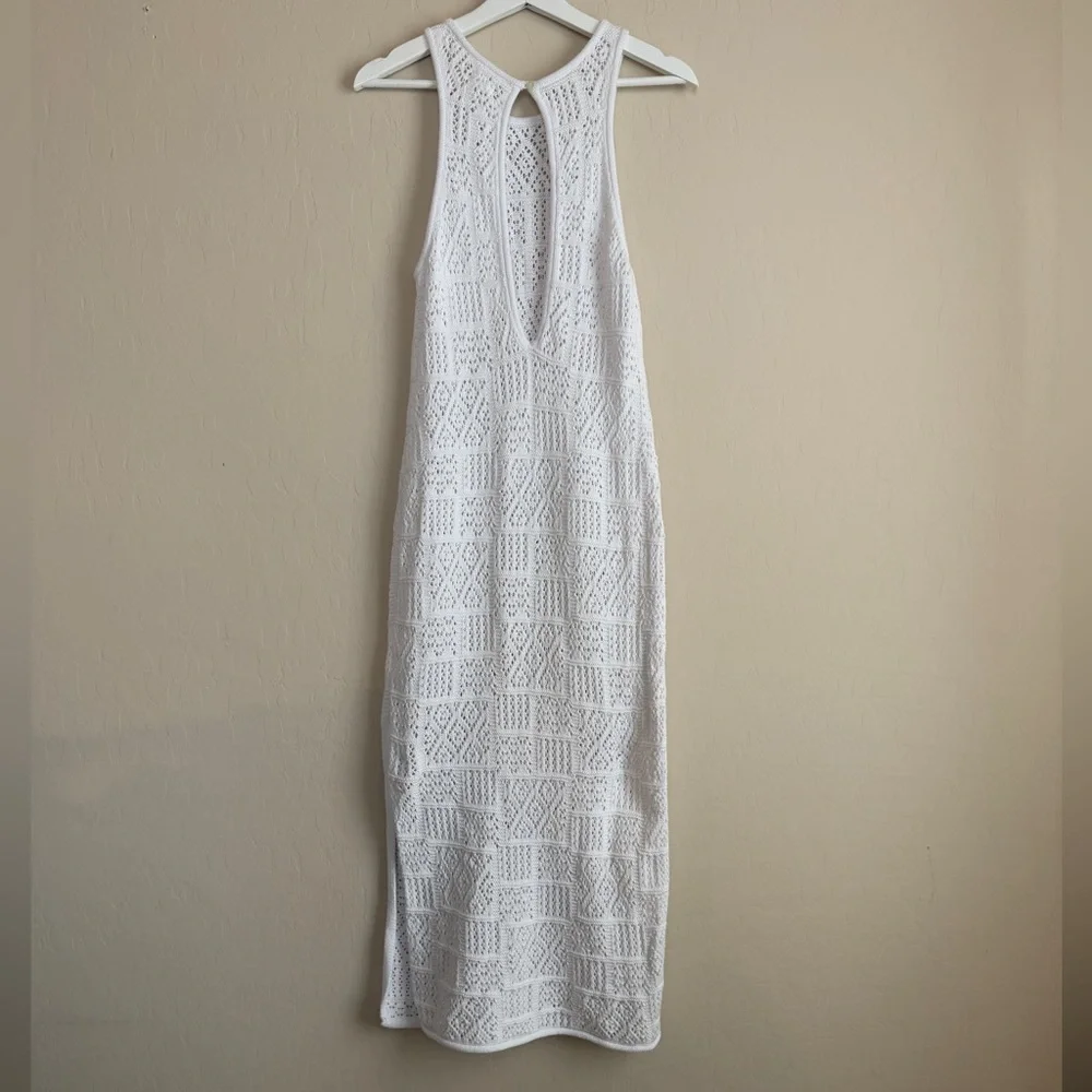 Aerie White Crochet Swim Coverup - Picture 8 of 9